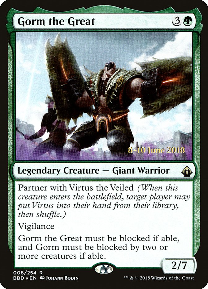 Gorm the Great  [Battlebond Prerelease Promos]