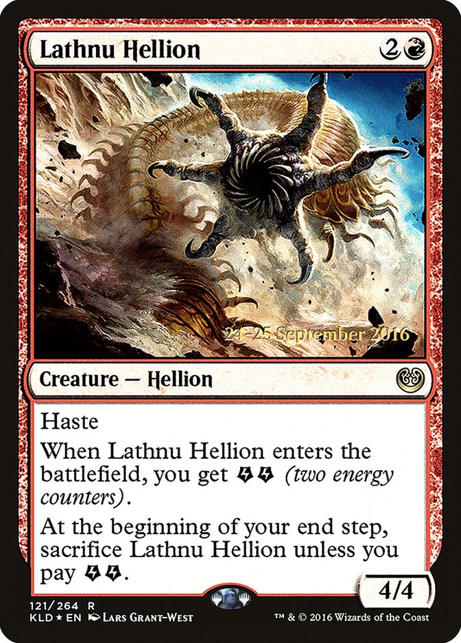 Lathnu Hellion  [Kaladesh Prerelease Promos]