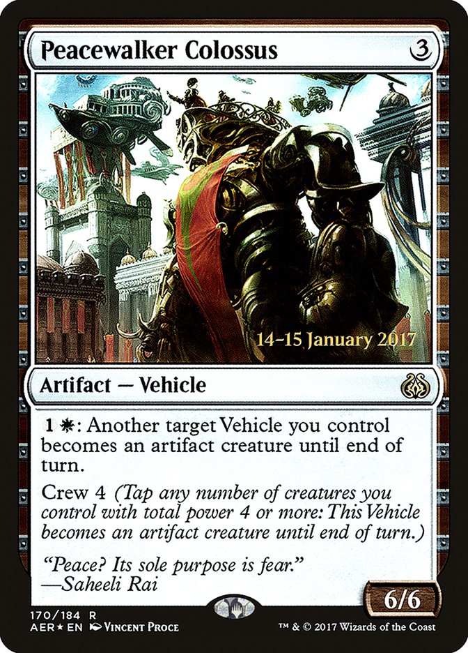 Peacewalker Colossus  [Aether Revolt Prerelease Promos]