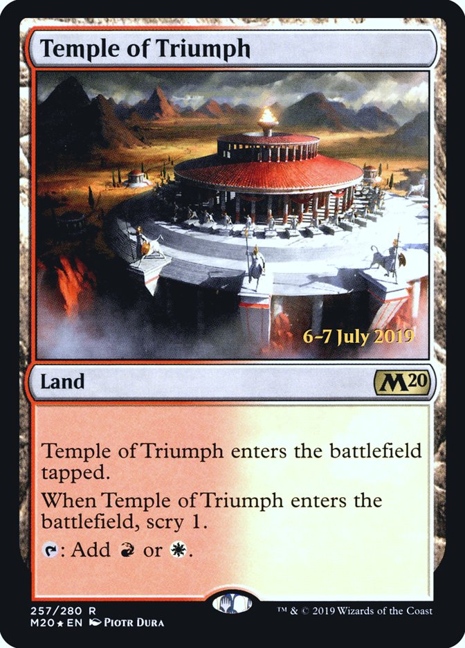 Temple of Triumph  [Core Set 2020 Prerelease Promos]