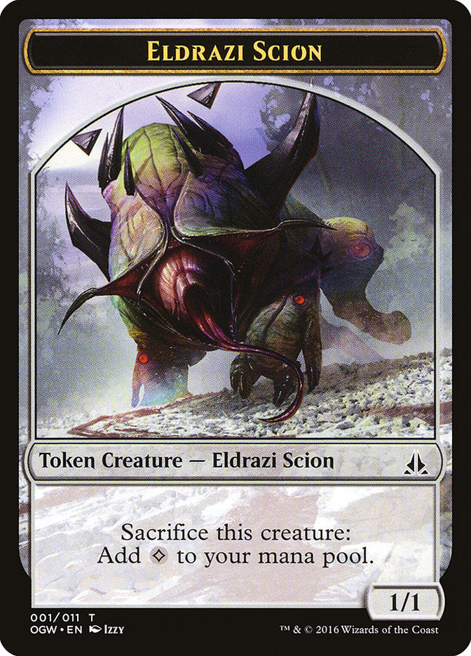 Eldrazi Scion (001/011) [Oath of the Gatewatch Tokens]