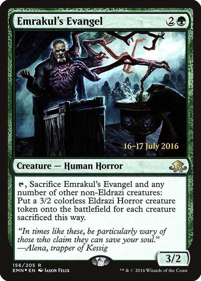 Emrakul's Evangel  [Eldritch Moon Prerelease Promos]