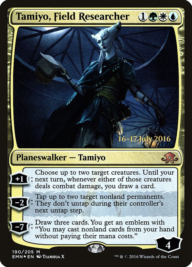 Tamiyo, Field Researcher  [Eldritch Moon Prerelease Promos]