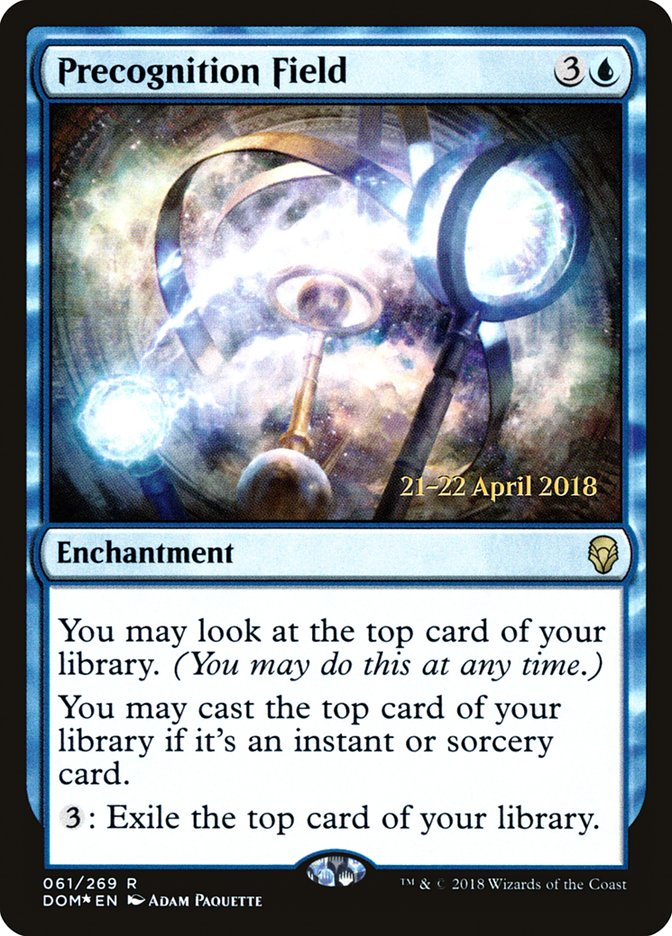 Precognition Field  [Dominaria Prerelease Promos]