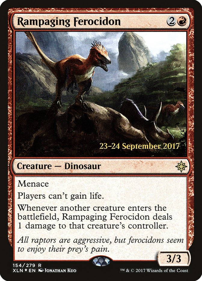 Rampaging Ferocidon  [Ixalan Prerelease Promos]