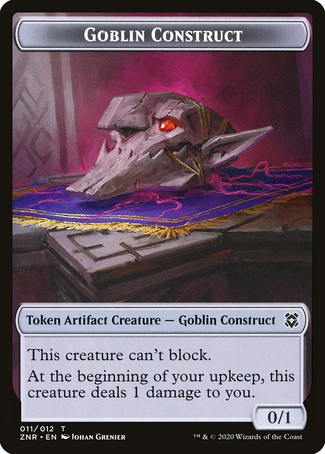 Goblin Construct Token [Zendikar Rising]