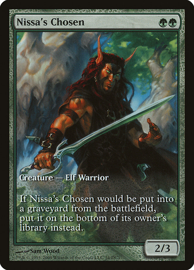 Nissa's Chosen (Game Day) (Extended) [Zendikar Promos]