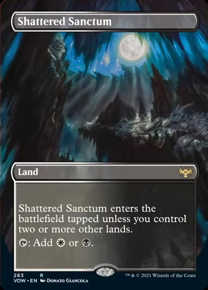 Shattered Sanctum (Borderless) [Innistrad: Crimson Vow]