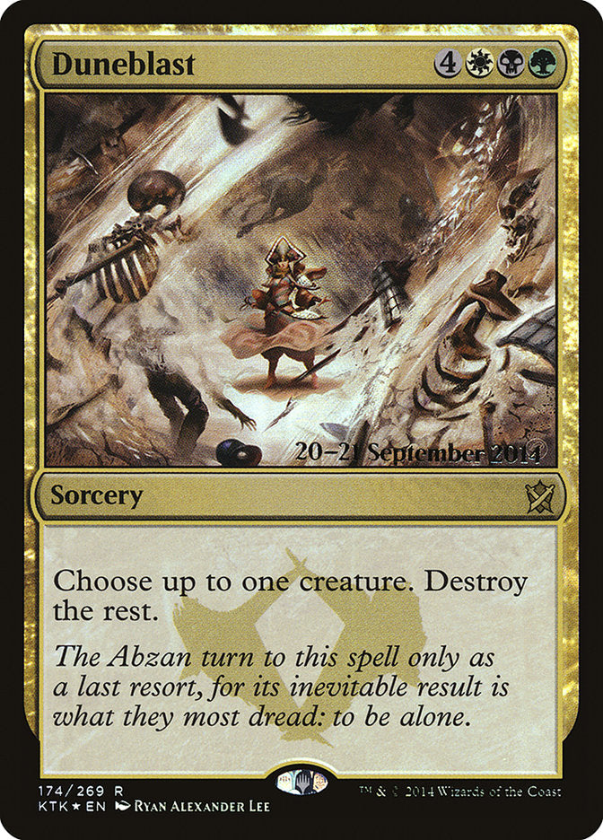 Duneblast  [Khans of Tarkir Prerelease Promos]