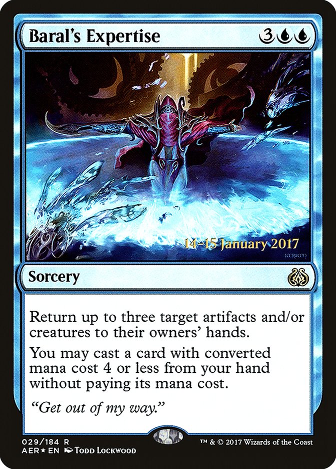 Baral's Expertise  [Aether Revolt Prerelease Promos]