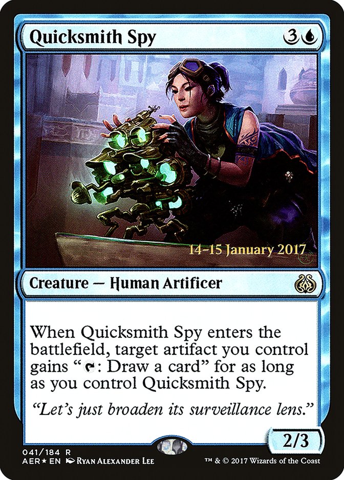 Quicksmith Spy  [Aether Revolt Prerelease Promos]