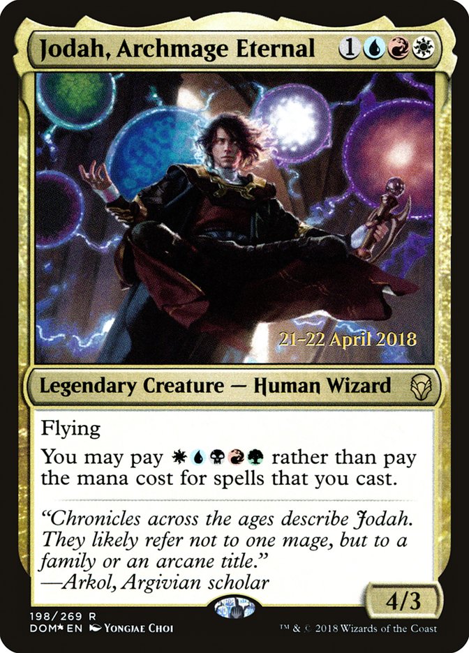 Jodah, Archmage Eternal  [Dominaria Prerelease Promos]