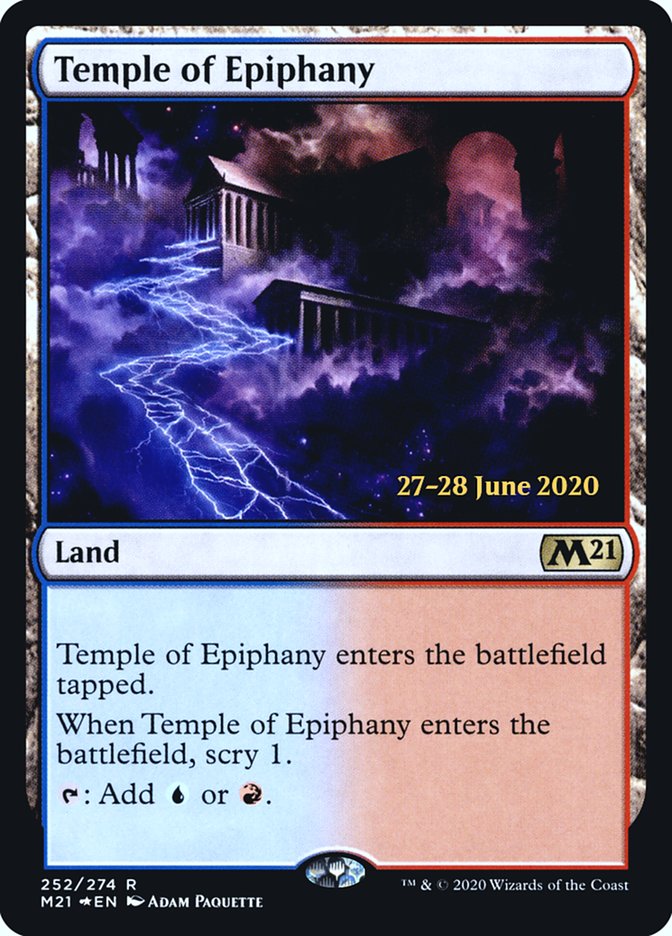 Temple of Epiphany  [Core Set 2021 Prerelease Promos]