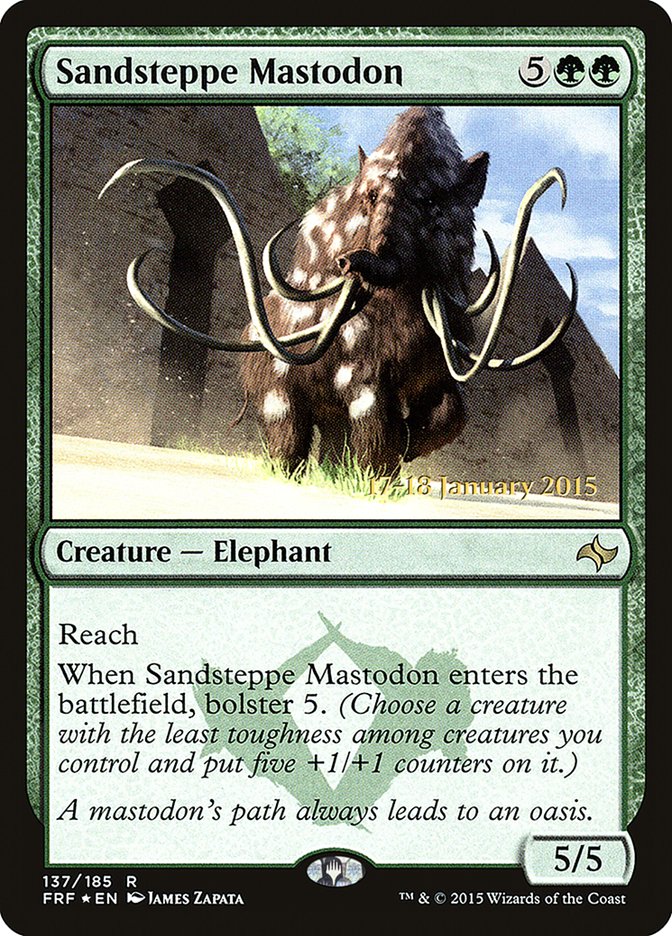 Sandsteppe Mastodon  [Fate Reforged Prerelease Promos]