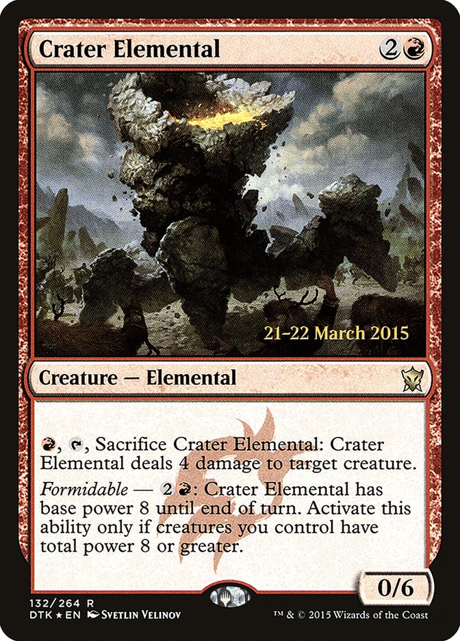 Crater Elemental  [Dragons of Tarkir Prerelease Promos]