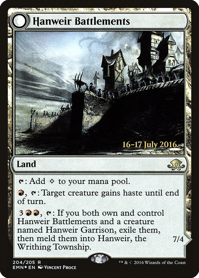 Hanweir Battlements  [Eldritch Moon Prerelease Promos]