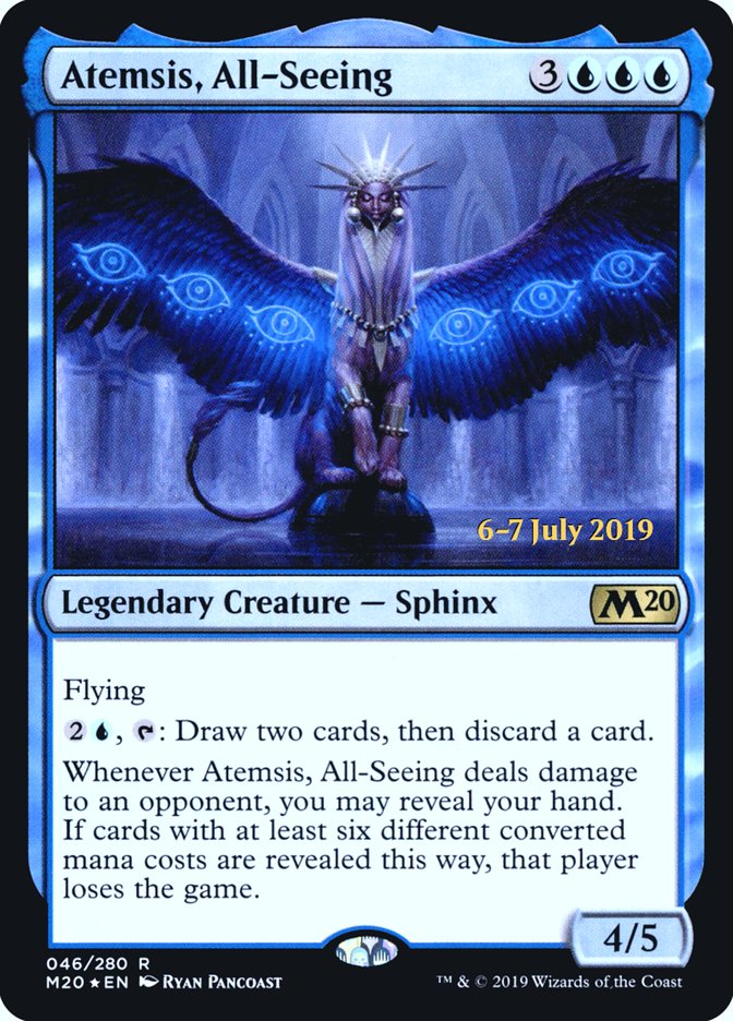 Atemsis, All-Seeing  [Core Set 2020 Prerelease Promos]