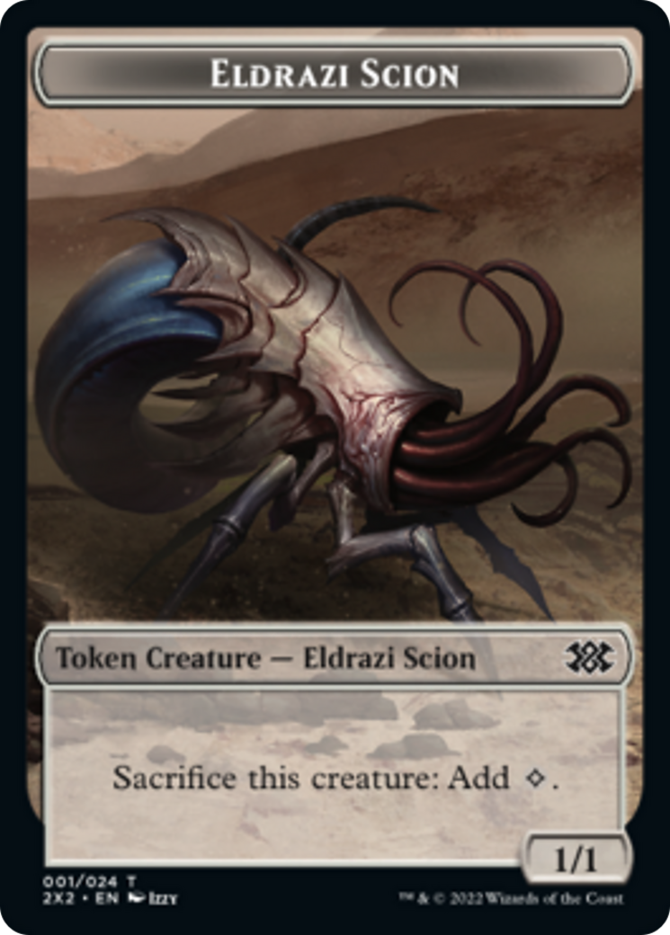 Boar // Eldrazi Scion Double-sided Token [Double Masters 2022 Tokens]