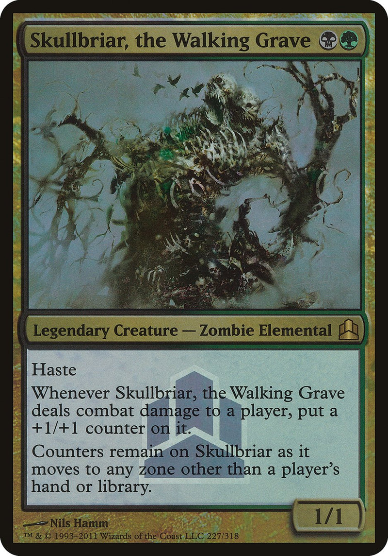 Skullbriar, the Walking Grave (Launch) (Oversized) [Commander 2011 Prerelease Promos]