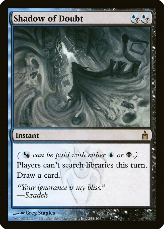 Shadow of Doubt [Ravnica: City of Guilds]