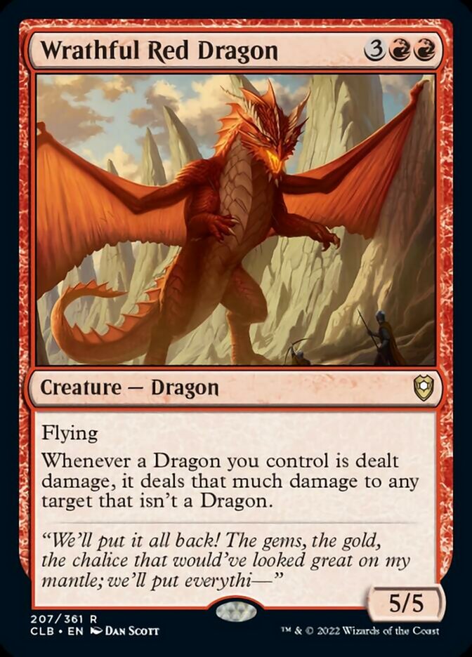 Wrathful Red Dragon [Commander Legends: Battle for Baldur's Gate]