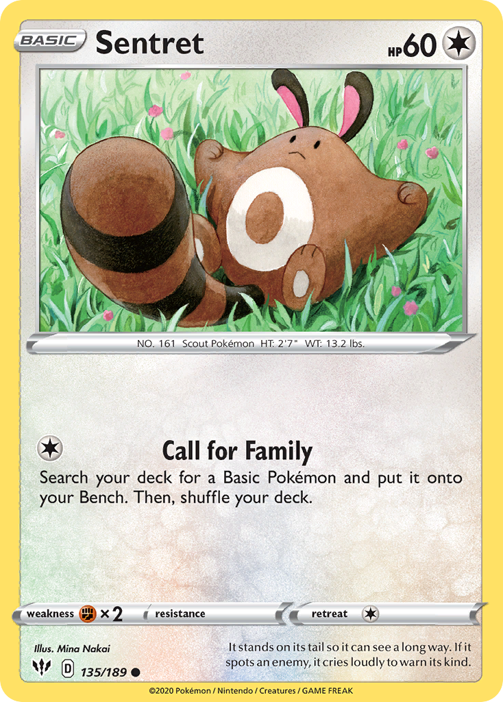 Sentret (135/189) [Sword & Shield: Darkness Ablaze]