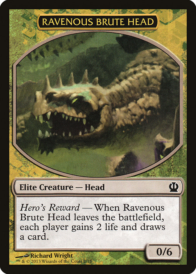 Ravenous Brute Head [Hero's Path Promos]