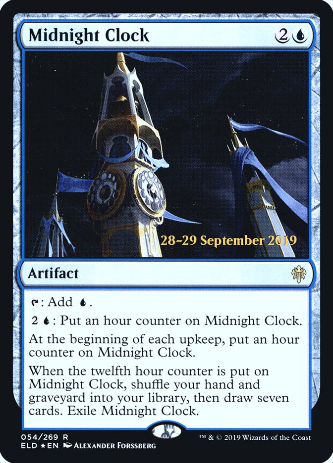 Midnight Clock  [Throne of Eldraine Prerelease Promos]