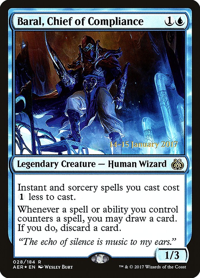 Baral, Chief of Compliance  [Aether Revolt Prerelease Promos]