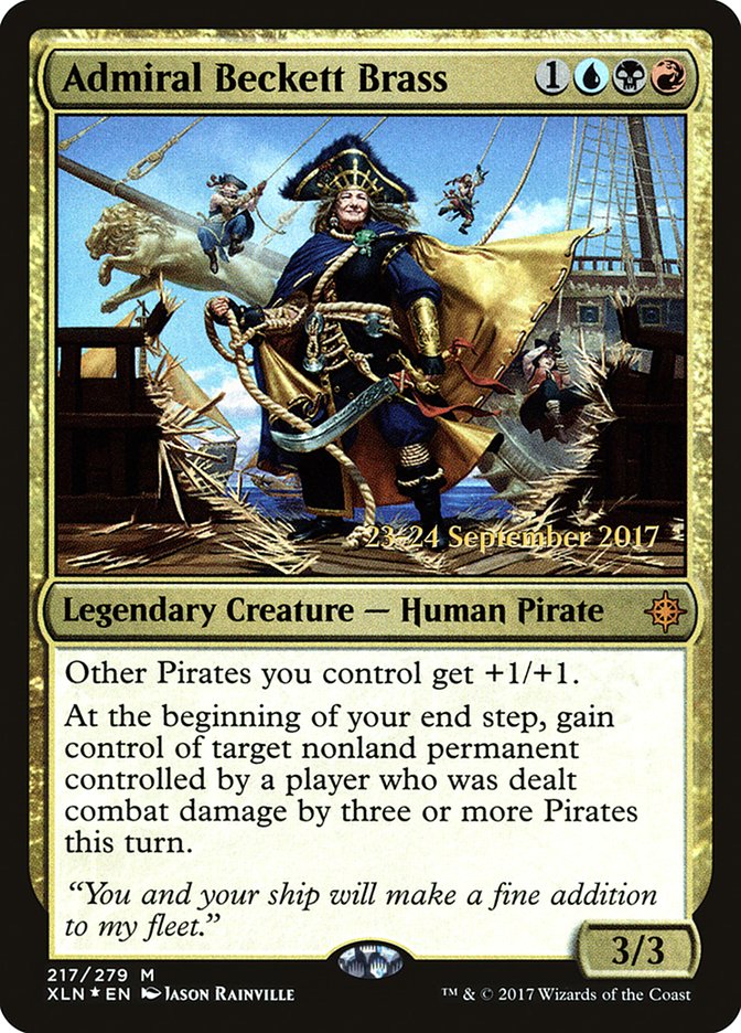 Admiral Beckett Brass  [Ixalan Prerelease Promos]