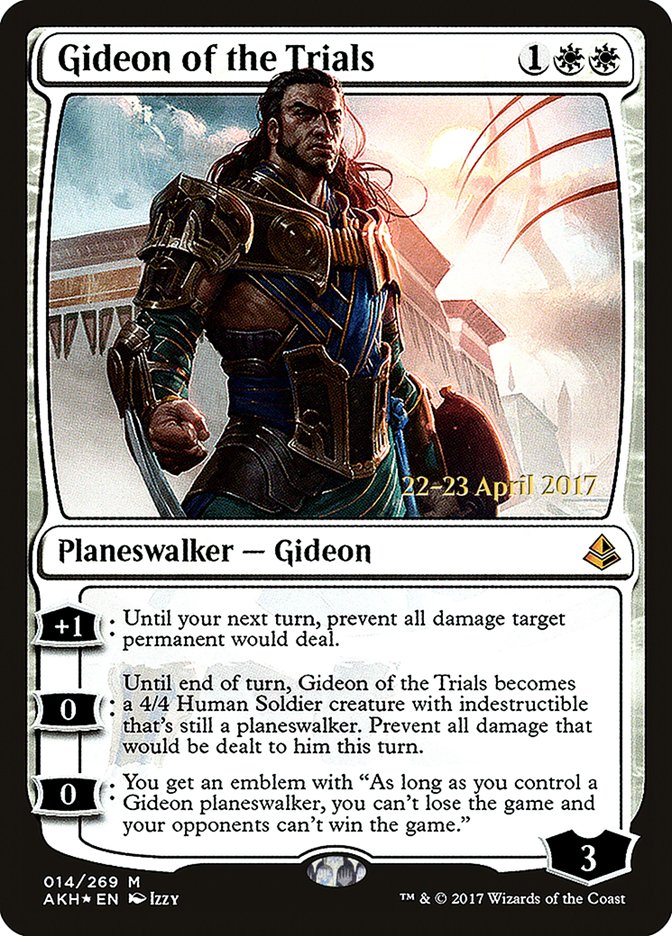 Gideon of the Trials  [Amonkhet Prerelease Promos]