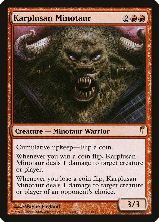 Karplusan Minotaur [Coldsnap]