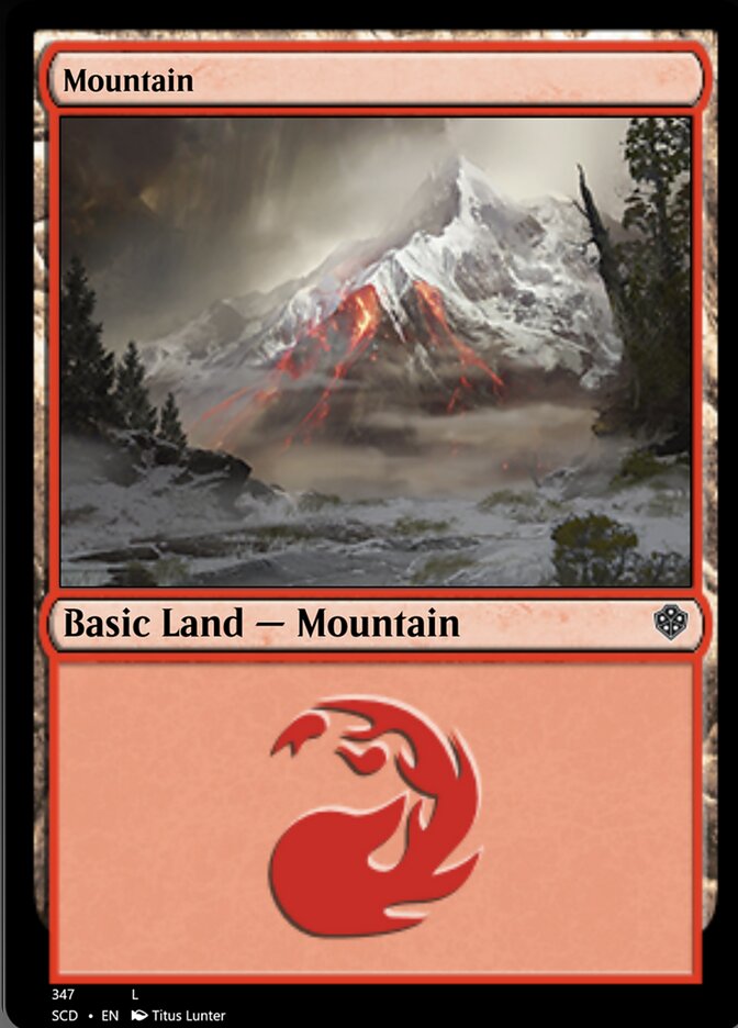 Mountain (347) [Starter Commander Decks]