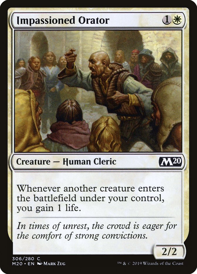 Impassioned Orator [Core Set 2020]