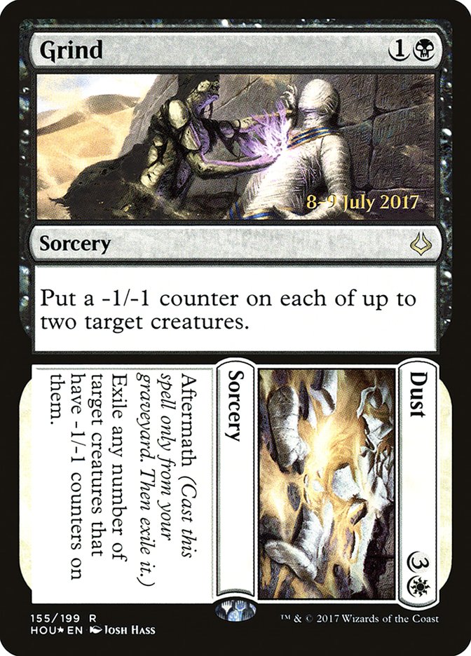 Grind // Dust  [Hour of Devastation Prerelease Promos]