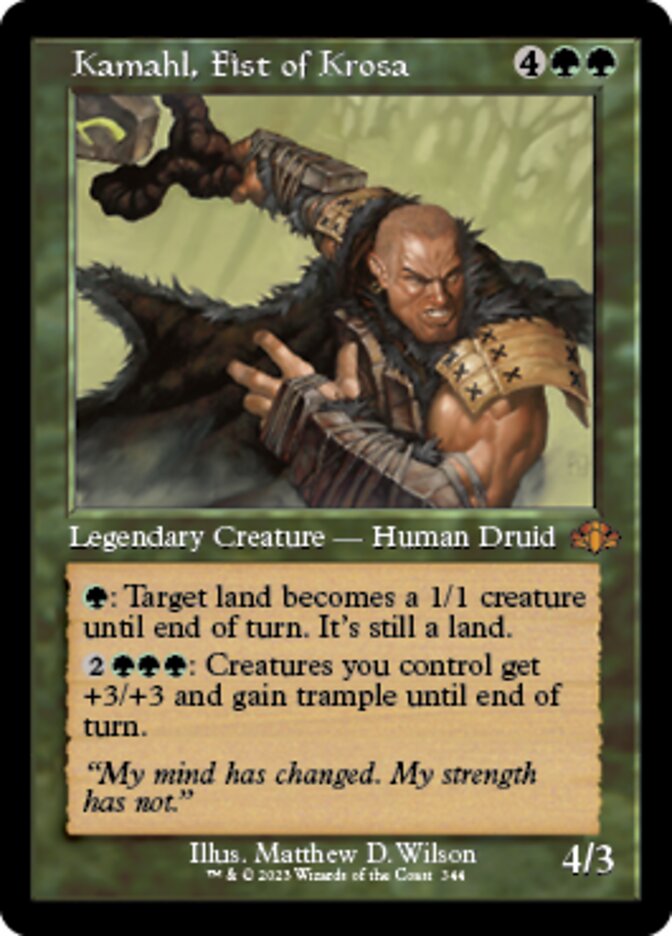 Kamahl, Fist of Krosa (Retro) [Dominaria Remastered]