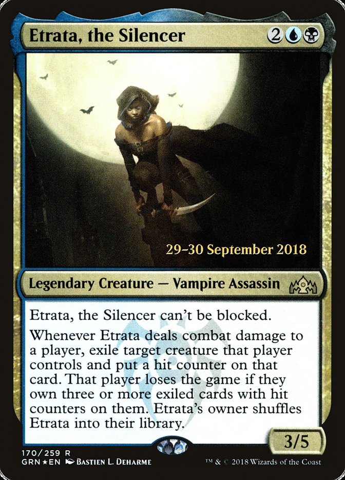 Etrata, the Silencer  [Guilds of Ravnica Prerelease Promos]