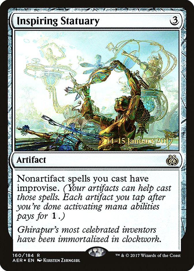 Inspiring Statuary  [Aether Revolt Prerelease Promos]