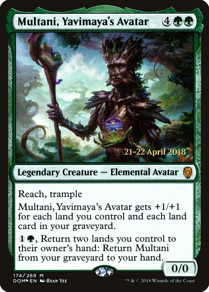 Multani, Yavimaya's Avatar  [Dominaria Prerelease Promos]