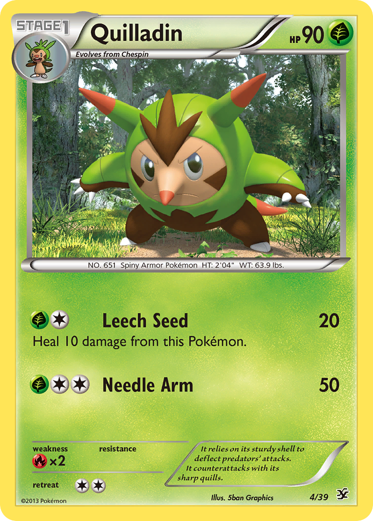 Quilladin (4/39) [XY: Kalos Starter Set]