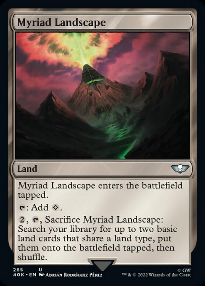 Myriad Landscape (Surge Foil) [Universes Beyond: Warhammer 40,000]