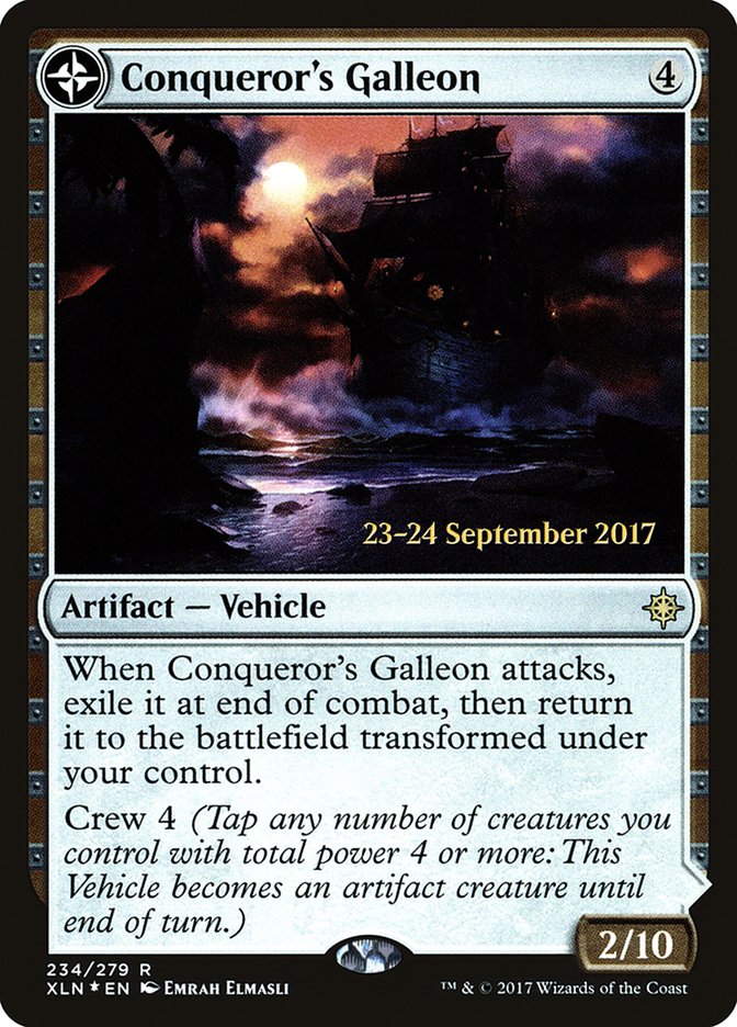 Conqueror's Galleon // Conqueror's Foothold  [Ixalan Prerelease Promos]