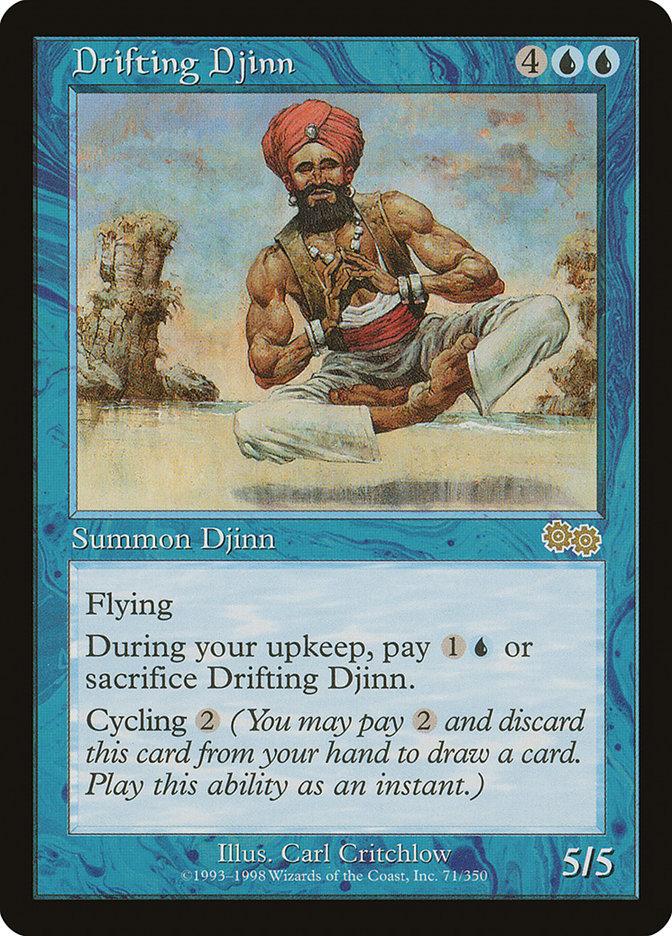 Drifting Djinn [Urza's Saga]