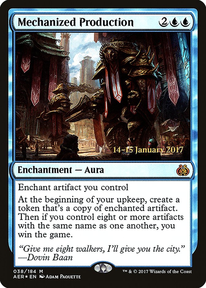 Mechanized Production  [Aether Revolt Prerelease Promos]