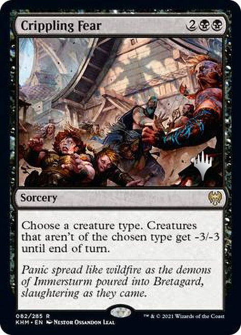 Crippling Fear [Kaldheim Promo Pack]