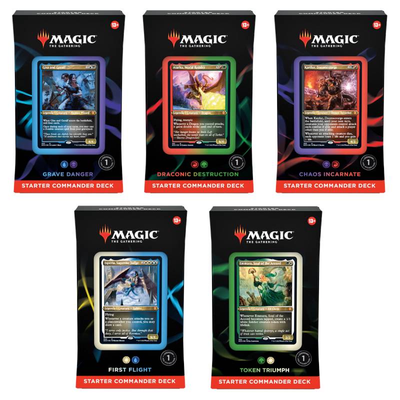 Starter Commander Decks - Set of 5