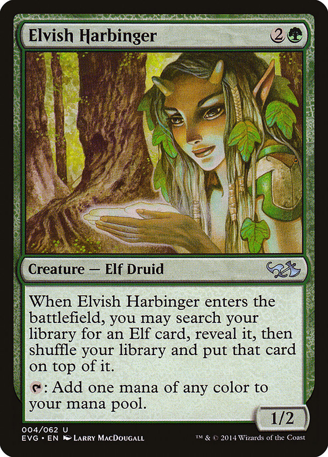 Elvish Harbinger (Elves vs. Goblins) [Duel Decks Anthology]