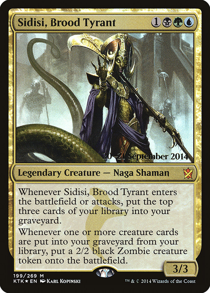 Sidisi, Brood Tyrant  [Khans of Tarkir Prerelease Promos]