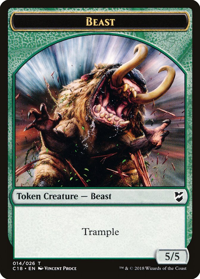 Beast (014/026) [Commander 2018 Tokens]