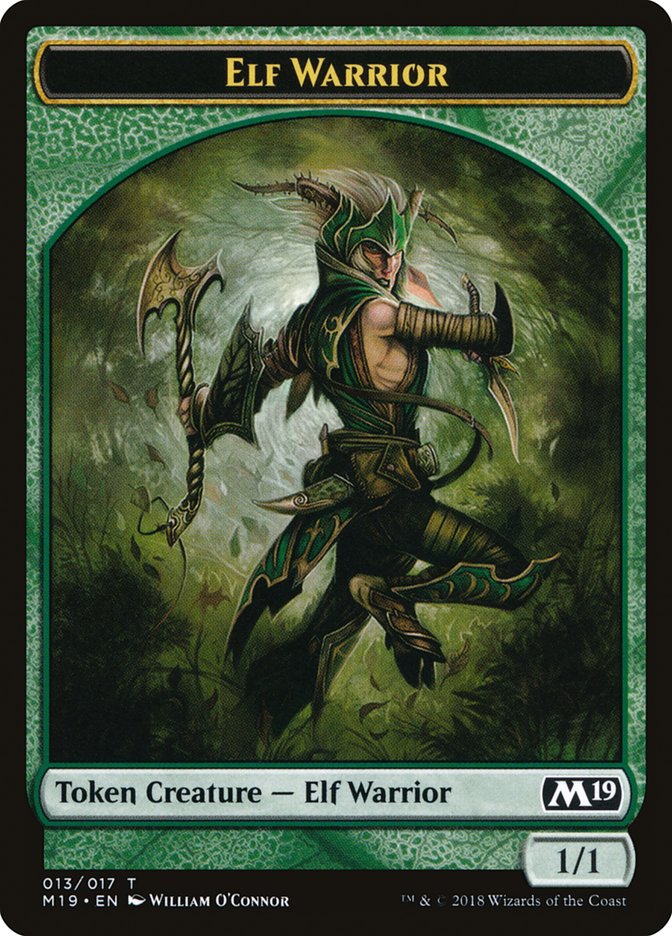 Elf Warrior [Core Set 2019 Tokens]